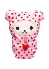 San-X Original Rilakkuma Sleeping Bag Plush Series Korilakkuma - Strawberry