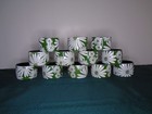 Vintage 70s Daisy Napkin Rings set of 12 Green — photo 1