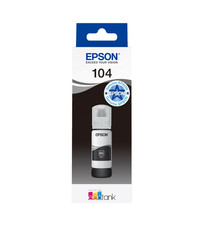 Genuine Epson 104 Black (T00P1) EcoTank Printer Ink Bottle For ET-1810 ET-2710