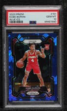 2023-24 Panini Prizm Blue Ice Prizm 124/125 Kobe Bufkin #151 PSA 10 GEM MT 3hd
