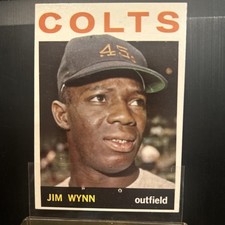 Topps 1964-1965 Jim Wynn Rookie Nr Mint!! MLB Card #38 Houston, Texas. rookie card picture