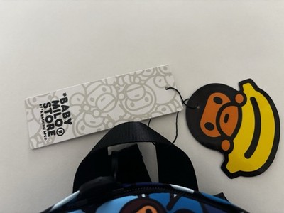 Authentic a bathing ape bape baby milo mini back pack #1 blue new