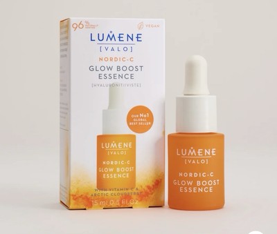 Lumene Nordic-C [Valo] Glow Boost Essence mini facial moisturizer 15ml