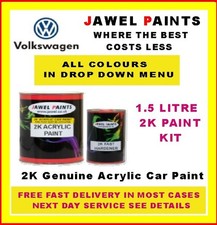 VOLKSWAGEN Genuine Car Paint ( 1.5 Litre K IT ) Gloss All Colours DROP DOWN MENU