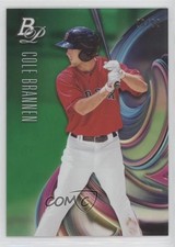 2018 Bowman Platinum Top Prospects Green 50/99 Cole Brannen #TOP-64 0c6