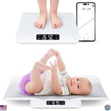 Smart Bluetooth Baby Scale for Infants  Toddlers - Accurate  Easy to Use