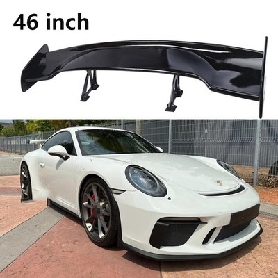 Glossy Black 46'' Car GT Style Trunk Rear Lip Wing For Porsche Cayman 718 Boxter