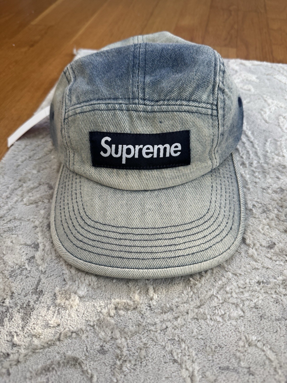 Supreme Washed Chino Twill Camp Cap Brand New Authentic Fast Shipping
