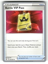 Battle VIP Pass (Vance Kelley) 225/264 World Championship Decks Pokemon LP
