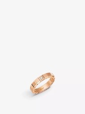 Chopard Ice Cube Ring 18 kt Rotgold und Rundschliff Diamant / Roségold / 2.060 £