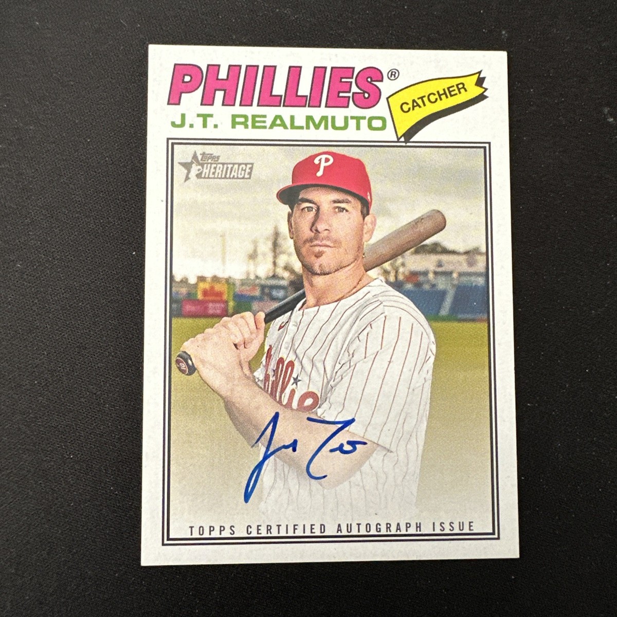 MLB アレナド Topps Heritage Real One Auto 2026 Topps Heritage Real One Autograph #ROA-JTR J. T. Realmuto | eBay