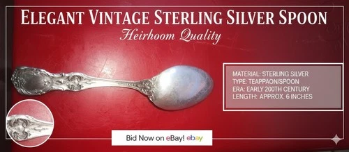 Sterling Reed & Barton FRANCIS 1st TEASPOON 5 7/8" 35 grams NO MONOGRAM