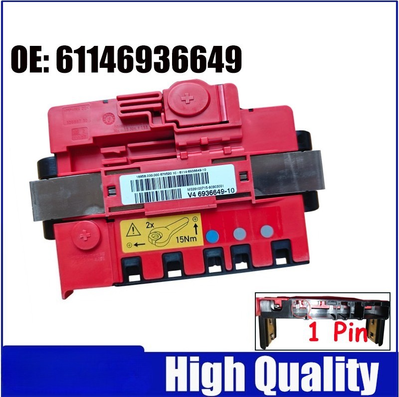 1Pin Battery Power Distribution Box For BMW E90 E91 E92 X1 M3 335i 61146936649
