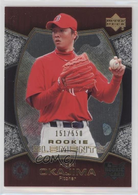 2007 Upper Deck Elements 151/550 Hideki Okajima #174 Rookie RC 0s23