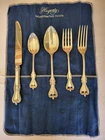 TOWLE OLD COLONIAL STERLING SILVER 5 PIECE SETTING - NO MONOGRAM w/BAG