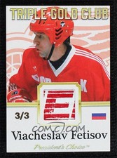2016-17 President's Choice Triple Gold Club Stick Viacheslav Fetisov 3/3