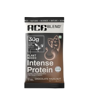 Ace Blend Plant Protein 30g Choc Hazelnut | Pea & Rice Isolate | 6g BCAA | 4 Ser