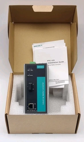 Moxa PTC-101-M-SC-LV V1.0.1 Ethernet to Fiber Media Converter