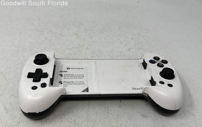 ShanWan Model Q13 Black White Wireless Mobile Game Controller Not Tested