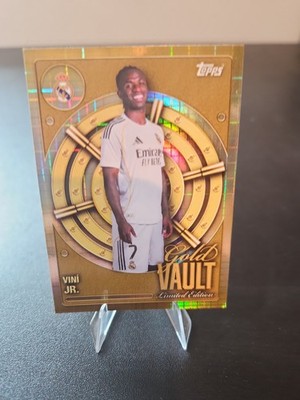 Topps Gold Vault Limited Edition Vini Jr. Real Madrid GV-8 Soccer 2025 Card