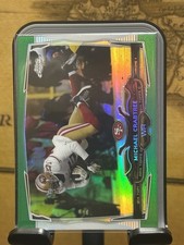 2014 Topps Chrome - Michael Crabtree #32 Green Refractor