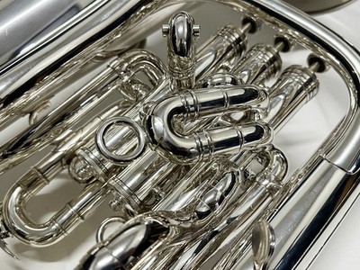Besson Sovereign BE-967-2 Euphonium Silver Plated Used with Hard