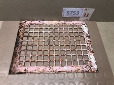 Vintage Metal Grate, Vent Cover, Wall Return Register  Approx. 11  x14  