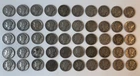 50 Mercury Dimes (1 roll), 90% Silver, Mixed Dates, Avg Circulation