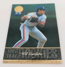 1993 Leaf Wil Cordero #2 Rookie Montreal Expos Baseball Card. rookie card picture