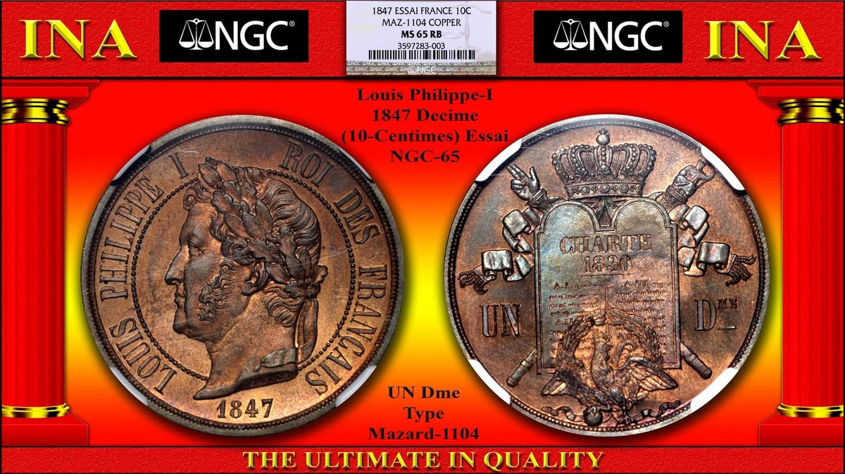 MS 65 Graded French Coins for sale | eBay