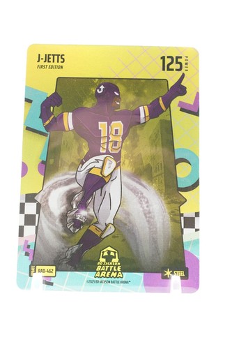 Bo Jackson Battle Arena Alpha UP J-Jetts Justin Jefferson ROOKIE 80's RAD STEEL