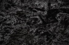 Black Crushed Panne Velvet Stretch Fabric Backdrop Apparel Decor 60 Inch By Yard