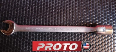   PROTO Professional 3/4'' Flex Head Open End Wrench: 12-pt, # 1270-24