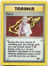 Blaine (17) Holo Rare Gym Challenge G2 Trainer Unlimited 017/132 2000 NM on eBay