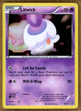 Litwick  BW27 ~ Cosmo Holo ~ Black And White Promo ~ Slight Play!! on eBay