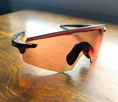 Oakley Encoder Sunglasses Matte Red Colorshift Frame Prizm Trail Torch Lens