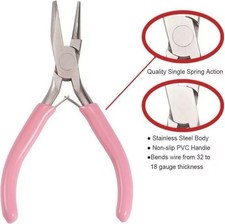 5" Round Concave Pliers   Precision Wire Loop Tool for Jewelry Making  Diy Use