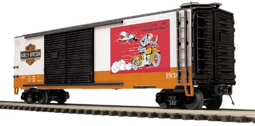 Coche de caja de doble puerta MTH 20-93544 calibre O Harley Davidson 50' #1930 nuevo en caja | Zustand: New