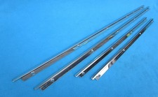 1964-67 Gto Chevelle Cutlass Stainless Inside Door Panel Moldings - Set4