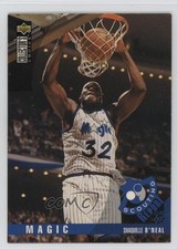 1995-96 Upper Deck Collector's Choice Scouting Report Shaquille O'Neal HOF 1g2w