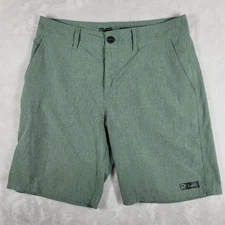 Pelagic Deep Sea Hybrid Shorts Men's 34 Green 10" Inseam Fishing Beach Outdoors