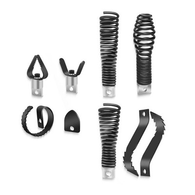 8PCS Drain Snake Cutter Attachments Steel Drill Heads for Pipe Cleaning Machines
