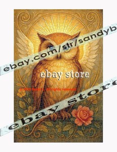 1000 piece jigsaw puzzle Celestial Guardian Owl Halo mystical zodiac cat