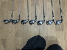 Left Handed Wilson D9 Irons 5-PW+SW and Fazer Stand Bag Excellent Condition