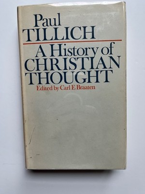 Paul Tillich A History of Christian Thought HC/DJ SCM Press 1968