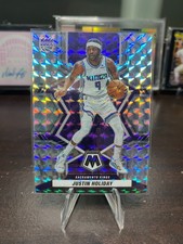 2021-22 Panini Mosaic - Justin Holiday #186 Silver Mosaic Prizm