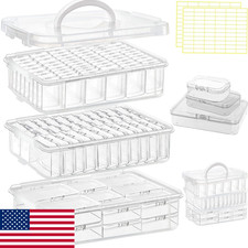 91-Grid 3-Tier Stackable Bead Storage Container Organizer Box Craft Supplies