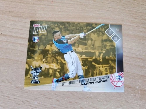 2017 Topps Now Card Aaron Judge Home Run Derby rookie card RC HRDB-1