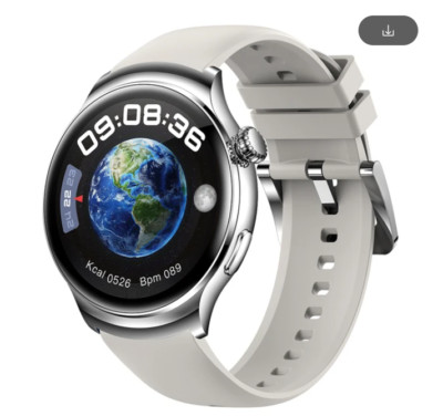 Z93 Pro - Round 1.5inch HD Screen - Pro Smart Watch-White Band - Holiday Sale