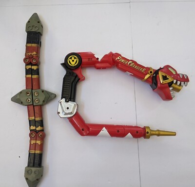 Power Rangers Dino TYRANNO & NINJA STORM THUNDER STAFF LOT For parts